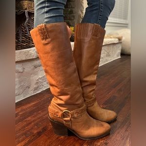 Lucky Brand Tall Leather Boots, size 8.5